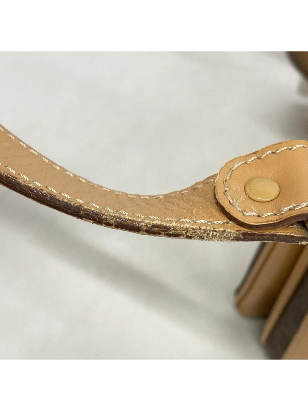 Celine Shoulder Bag Macadam Brown Gold - Picture 7 of 10